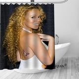 New High Quality Modern Printed Mariah Carey Shower Curtains Custom Design Creative Shower Curtain Bathroom Polyester Fabric