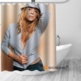 New High Quality Modern Printed Mariah Carey Shower Curtains Custom Design Creative Shower Curtain Bathroom Polyester Fabric