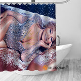 New High Quality Modern Printed Mariah Carey Shower Curtains Custom Design Creative Shower Curtain Bathroom Polyester Fabric