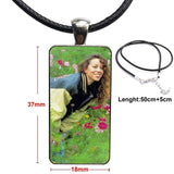 For Women Party Gift Singer Mariah Carey Glass Pendant Galaxy Pendant Necklace Women Steel Plated Necklaces Jewelry