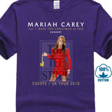 New Mariah Carey All i Want For Christmas is You Europe & Uk Tour 2018 Gildan T