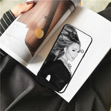 HOUSTMUST Mariah Carey Black Soft Phone Case Cover For iPhone 8 8plus XSmax XR XS 7 7plus 6 6s 6plus 5 5s Phone Case cover Shell