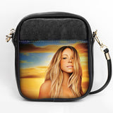 Custom Mariah Carey Sling Bag Women Sling Shoulder Bag Leather Girls Party Bag DIY Sling Bag