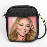 Custom Mariah Carey Sling Bag Women Sling Shoulder Bag Leather Girls Party Bag DIY Sling Bag