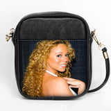 Custom Mariah Carey Sling Bag Women Sling Shoulder Bag Leather Girls Party Bag DIY Sling Bag