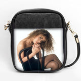 Custom Mariah Carey Sling Bag Women Sling Shoulder Bag Leather Girls Party Bag DIY Sling Bag