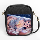 Custom Mariah Carey Sling Bag Women Sling Shoulder Bag Leather Girls Party Bag DIY Sling Bag
